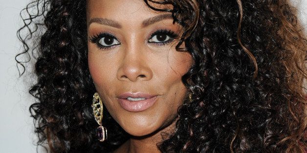 Vivica A. Fox arrives at Vivica A. Fox's Fabulous 50th Birthday Celebration on Saturday, Aug. 2, 2014, in Beverly Hills, Calif. (Photo by Richard Shotwell/Invision/AP)