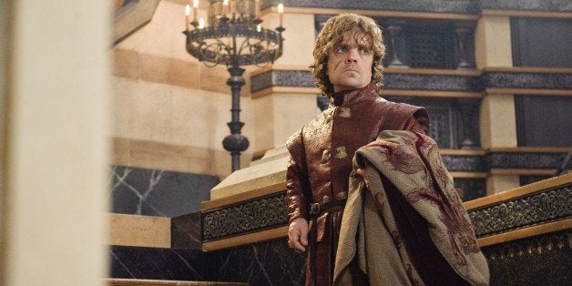 This publicity image released by HBO shows Peter Dinklage in a scene from "Game of Thrones." Dinklage was nominated for an Emmy Award for best supporting actor in a drama series on, Thursday July 18, 2013. The Academy of Television Arts & Sciences' Emmy ceremony will be hosted by Neil Patrick Harris. It will air Sept. 22 on CBS. (AP Photo/HBO, Helen Sloan)