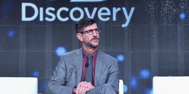 PASADENA, CA - JANUARY 08: Rich Ross, President, Discovery Channel speak onstage at Discovery Communications TCA Winter 2015