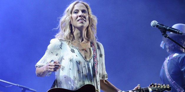 Sheryl Crow performs during the Rewind Tour at the Cruzan Amphitheater on September 13, 2014 in West Palm Beach, Florida. (P
