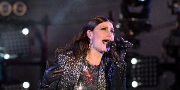 NEW YORK, NY - DECEMBER 31: Idina Menzel performs during Dick Clark's New Year's Rockin' Eve with Ryan Seacrest 2015 on Dec