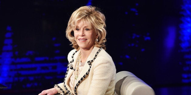 MILAN, ITALY - JANUARY 18: Jane Fonda attends 'Che Tempo Che Fa' TV Show on January 18, 2015 in Milan, Italy. (Photo by Ste