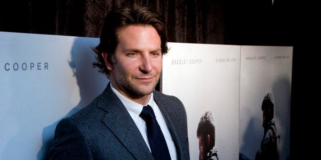 Actor Bradley Cooper arrive at the Washington premiere of the movie âAmerican Sniperâ at Burke Theatre at the U.S. Navy M
