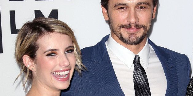 LOS ANGELES, CA - MAY 05: Actors Emma Roberts (L) and James Franco attend the premiere of Tribeca Film's 'Palo Alto' at the Directors Guild of America on May 5, 2014 in Los Angeles, California. (Photo by David Livingston/Getty Images)