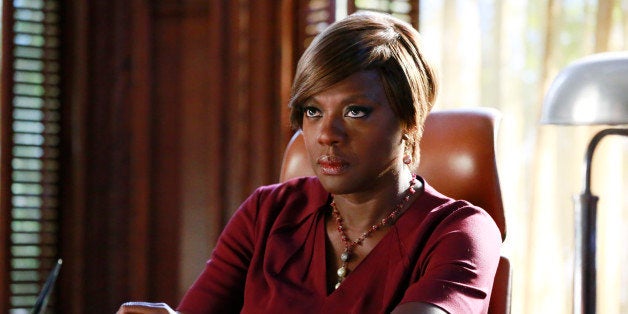 HOW TO GET AWAY WITH MURDER - 'We're Not Friends' - Annalise takes on a tough case defending a minor who fatally shoots his police officer father. Meanwhile, Annalise and Sam continue to argue over his relationship with Lila, and Wes and Rebecca begin to question Annalise's motives. In flash-forwards, we learn more about Laurel's relationship with Frank and why he was calling her the night of Sam's death, on 'How to Get Away with Murder,' THURSDAY OCTOBER 23 (10:00-11:00 p.m., ET) on the ABC Television Network. (Mitchell Haaseth/ABC via Getty Images) VIOLA DAVIS