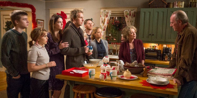 PARENTHOOD -- 'What To My Wondering Eyes' Episode 411 -- Pictured: (l-r) Miles Heizer as Drew Holt, Mae Whitman as Amber Holt, Lauren Graham as Sarah Braverman, Dax Shepard as Crosby Braverman, Sam Jaeger as Joel Graham, Erika Christensen as Julia Braverman-Graham, Bonnie Bedelia as Camille Braverman, Craig T. Nelson as Zeek Braverman -- (Photo by: Neil Jacobs/NBC/NBCU Photo Bank via Getty Images)