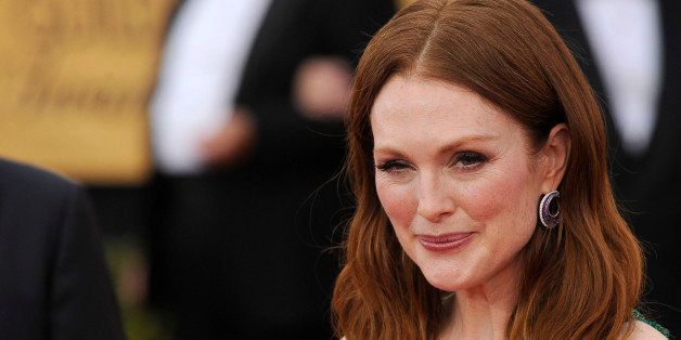 LOS ANGELES, CA - JANUARY 25: Actress Julianne Moore attends the 21st Annual Screen Actors Guild Awards at The Shrine Auditorium on January 25, 2015 in Los Angeles, California. (Photo by C Flanigan/Getty Images)