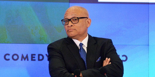 NEW YORK, NY - JANUARY 23: Television personality Larry Wilmore attends Viacom Inc. & Comedy Central's 'The Nightly Show with Larry Wilmore' ring the Nasdaq Stock Market Closing Bell at NASDAQ on January 23, 2015 in New York City. (Photo by Slaven Vlasic/Getty Images)