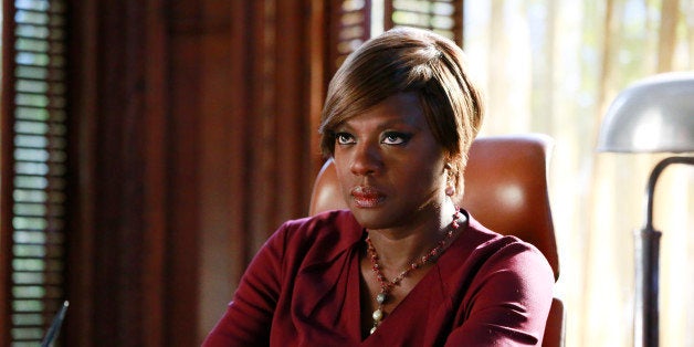 HOW TO GET AWAY WITH MURDER - 'We're Not Friends' - Annalise takes on a tough case defending a minor who fatally shoots his police officer father. Meanwhile, Annalise and Sam continue to argue over his relationship with Lila, and Wes and Rebecca begin to question Annalise's motives. In flash-forwards, we learn more about Laurel's relationship with Frank and why he was calling her the night of Sam's death, on 'How to Get Away with Murder,' THURSDAY OCTOBER 23 (10:00-11:00 p.m., ET) on the ABC Television Network. (Mitchell Haaseth/ABC via Getty Images) VIOLA DAVIS