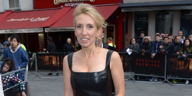 Sam Taylor-Johnson AKA Sam Taylor-Wood arrives at the UK premiere of Godzilla in London on Sunday, May 11, 2014. (Photo by Jon Furniss/Invision/AP)