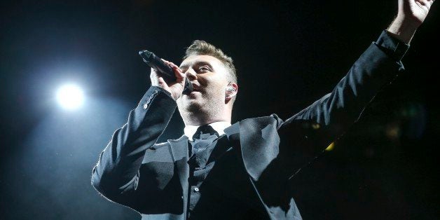 TORONTO, ON - JANUARY 20: Singer Sam Smith performing live at the Air Canada Centre. (David Cooper/Toronto Star via