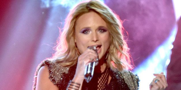 LOS ANGELES, CA - FEBRUARY 08: Recording artist Miranda Lambert performs onstage during The 57th Annual GRAMMY Awards at the STAPLES Center on February 8, 2015 in Los Angeles, California. (Photo by Kevin Winter/WireImage)