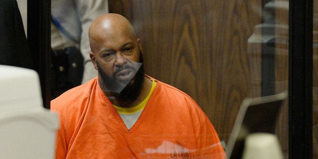 COMPTON, CA - FEBRUARY 03: Marian 'Suge' Kinght appears at his arraignmet at Compton Courthouse on February 3, 2015 in Compton, California. Knight is charged with murder and attempted murder after a hit-and-run incident following an argument in a parking lot on January 29. (Photo by Paul Buck - Pool/Getty Images)