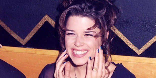 Neve Campbell during 'Scream' Premiere in Los Angeles, California, United States. (Photo by Jeff Kravitz/FilmMagic, Inc)