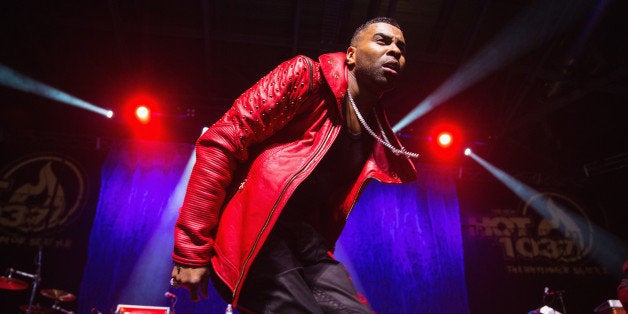 SEATTLE, WA - DECEMBER 12: Ginuwine performs on stage during the HOT House Party hosted by HOT 103.7 at Showare Center on December 12, 2014 in Seattle, Washington. (Photo by Mat Hayward/Getty Images)