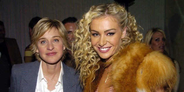 (EXCLUSIVE, Premium Rates Apply) Ellen DeGeneres and Portia de Rossi (Photo by Jeff Kravitz/FilmMagic)