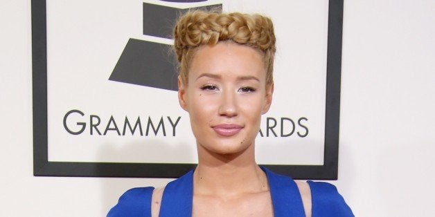 LOS ANGELES, CA - FEBRUARY 08: Iggy Azalea attends The 57th Annual GRAMMY Awards at the STAPLES Center on February 8, 2015 in Los Angeles, California. (Photo by Dan MacMedan/WireImage)