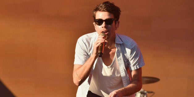 NEW YORK, NY - SEPTEMBER 27: Nate Ruess of Fun performs onstage at the 2014 Global Citizen Festival to end extreme poverty b