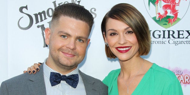 BEVERLY HILLS, CA - SEPTEMBER 13: TV Personality Jack Osbourne (L) and Actress Lisa Stelly (R) attend the annual 'Summer Spe