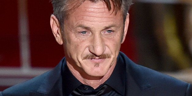 HOLLYWOOD, CA - FEBRUARY 22: Actor Sean Penn speaks onstage during the 87th Annual Academy Awards at Dolby Theatre on February 22, 2015 in Hollywood, California. (Photo by Kevin Winter/Getty Images)
