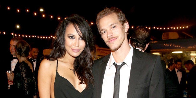 LOS ANGELES, CA - OCTOBER 30: Actors Naya Rivera (L) and Ryan Dorsey at The UNICEF Dia de los Muertos Black & White Masquerade Ball at Hollywood Forever Cemetery benefitting UNICEFÂs education programs for Syrian children on October 30, 2014 in Los Angeles, California. (Photo by Jonathan Leibson/Getty Images for U.S. Fund for UNICEF)