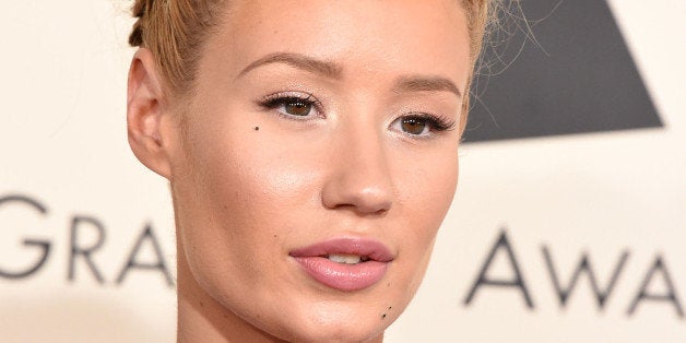 LOS ANGELES, CA - FEBRUARY 08: Iggy Azalea arrives at the The 57th Annual GRAMMY Awards on February 8, 2015 in Los Angeles, California. (Photo by Steve Granitz/WireImage)