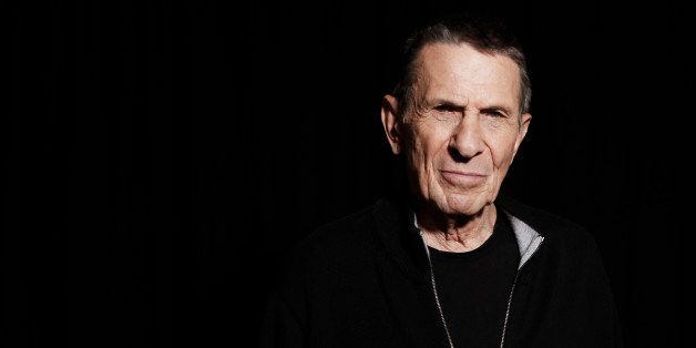 Actor Leonard Nimoy, a cast member in the upcoming film "Star Trek", poses for a portrait in Beverly Hills, Calif. on Sunday, April 26, 2009. (AP Photo/Matt Sayles)