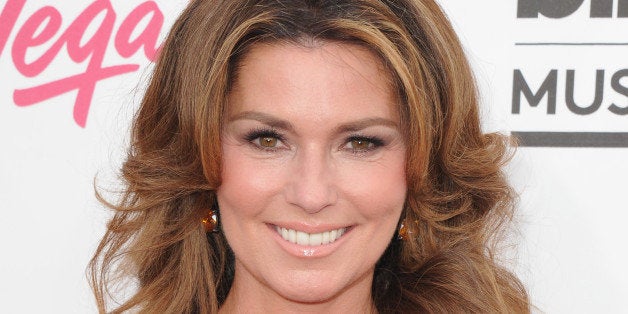 LAS VEGAS, NV - MAY 18: Singer Shania Twain arrives at the 2014 Billboard Music Awards at the MGM Grand Hotel and Casino on