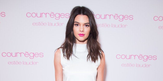 PARIS, FRANCE - MARCH 07: Kendall Jenner attends the Courreges and Estee Lauder : Dinner Party as part of the Paris Fashion