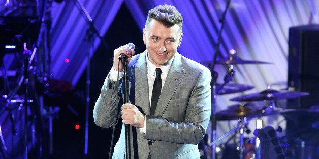 Sam Smith performs at the 2015 Clive Davis Pre-Grammy Gala show at the Beverly Hilton Hotel on Saturday, Feb. 7, 2015, in Beverly Hills, Calif. (Photo by Paul Hebert/Invision/AP)