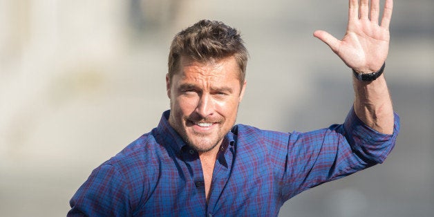 LOS ANGELES, CA - FEBRUARY 16: Chris Soules is seen at 'Jimmy Kimmel Live' on February 16, 2015 in Los Angeles, California.