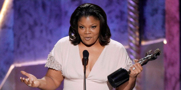 Mo'Nique accepts the award for best female actor in a supporting role for "Precious" at the 16th Annual Screen Actors Guild A