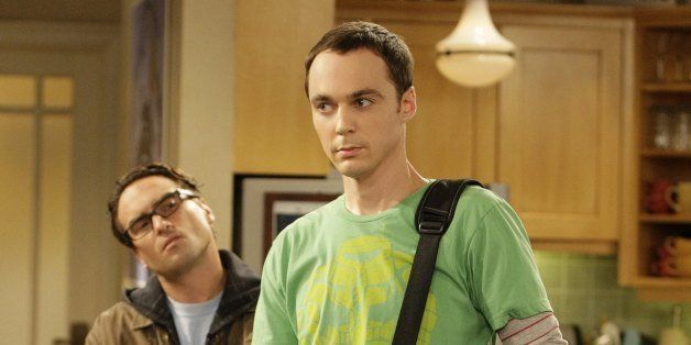 LOS ANGELES - AUGUST 19: 'The Bad Fish Paradigm' - After her first date with Leonard (Johnny Galecki, left) goes awry, Penny finds an unwilling confidant in Leonard's anti-social roommate, Sheldon (Jim Parsons, right), on the second season premiere of THE BIG BANG THEORY, Monday, September 22 (8:00-8:30 PM, ET/PT) on the CBS Television Network. (Sonja Flemming/CBS via Getty Images)
