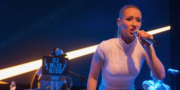 PARK CITY, UT - JANUARY 24: Iggy Azalea performs on stage at Park City Live during the 2015 Sundance Film Festival at Park C