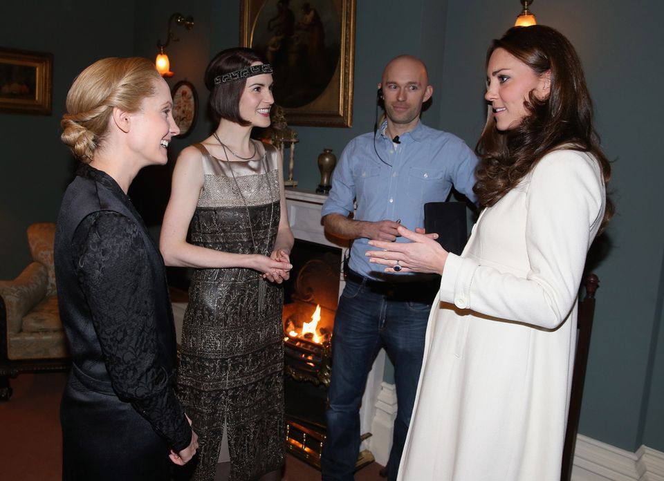 Kate Middleton At 'Downton Abbey'
