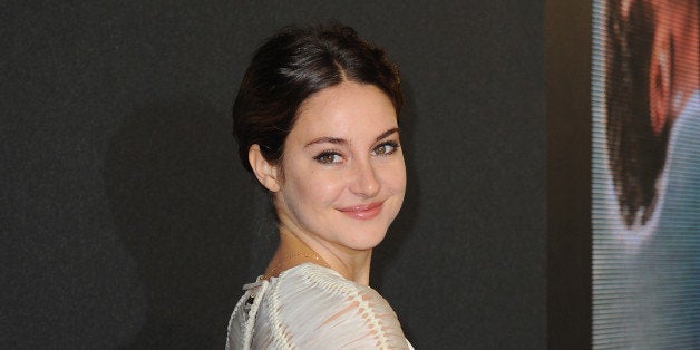 LONDON, ENGLAND - MARCH 11: Shailene Woodley attends the World Premiere of 'Insurgent' at Odeon Leicester Square on March 11
