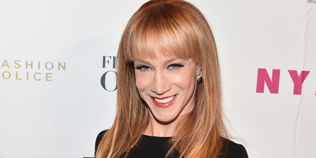 NEW YORK, NY - FEBRUARY 11: Kathy Griffin, Host of E!'s 'Fashion Police' attends E! 'Fashion Police' and NYLON kickoff of NY Fashion Week with 50 Shades of Fashion in celebration of the Universal Studios film 'Fifty Shades of Grey' at PHD at the Dream Downtown on February 11, 2015 in New York City. (Photo by Theo Wargo/Getty Images for NYLON)