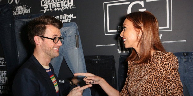 WEST HOLLYWOOD, CA - FEBRUARY 19: (L-R) Television Personality Brad Goreski and Television Personality Giuliana Rancic attend G By Giuliana Rancic For HSN Private Press Preview & Trunk Show on February 19, 2015 in West Hollywood, California. (Photo by Ari Perilstein/Getty Images for HSN)