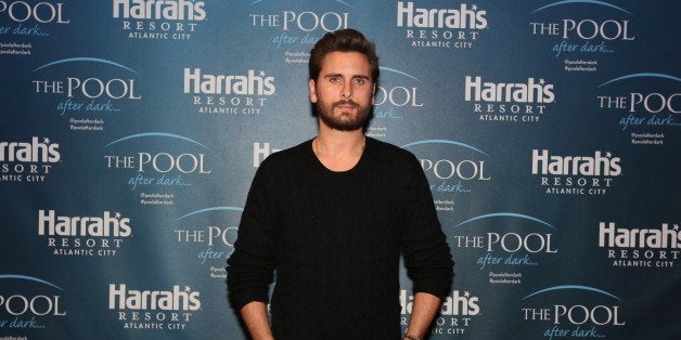 ATLANTIC CITY, NJ - MARCH 14: Scott Disick hosts The Pool After Dark at Harrah's Resort on Saturday March 14, 2015 in Atlant