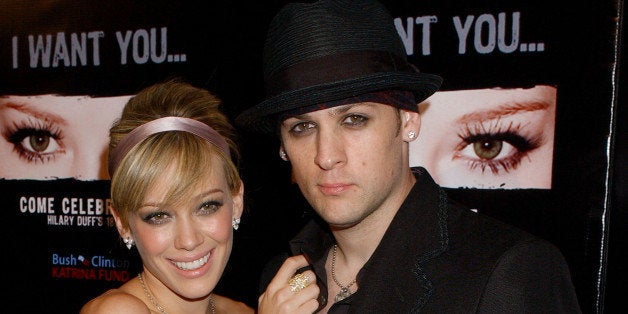 Hilary Duff and Joel Madden at the Mood in Hollywood, California (Photo by Gregg DeGuire/WireImage)