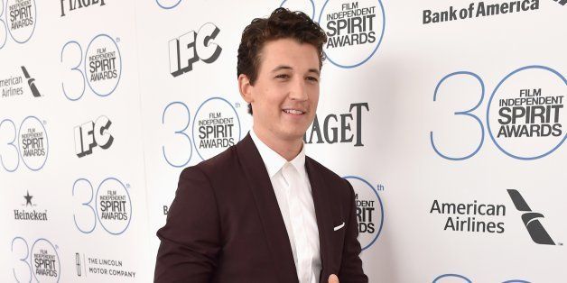 SANTA MONICA, CA - FEBRUARY 21: Actor Miles Teller attends the 2015 Film Independent Spirit Awards at Santa Monica Beach on February 21, 2015 in Santa Monica, California. (Photo by Kevin Winter/Getty Images)
