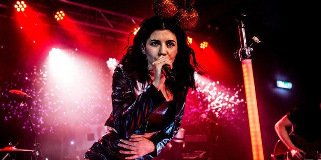 LONDON, UNITED KINGDOM - MARCH 11: Marina and the Diamonds performs on stage at Oslo on March 11, 2015 in London, United Kingdom. (Photo by Mike Lewis Photography/Redferns via Getty Images)