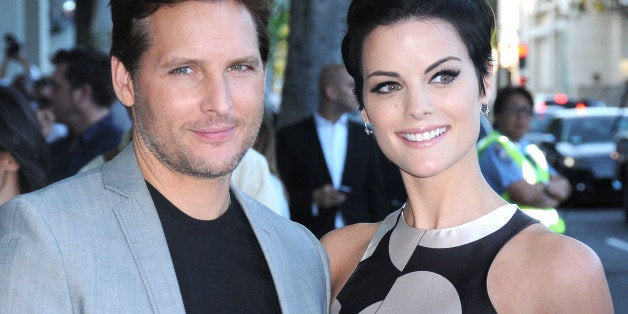 BEVERLY HILLS, CA - MAY 19: (L-R) Actor Peter Facinelli and actress Jaimie Alexander attend the premiere of HBO's 'The Normal Heart' on May 19, 2014 at The Writers Guild Theatre in Beverly Hills, California. (Photo by Barry King/FilmMagic)