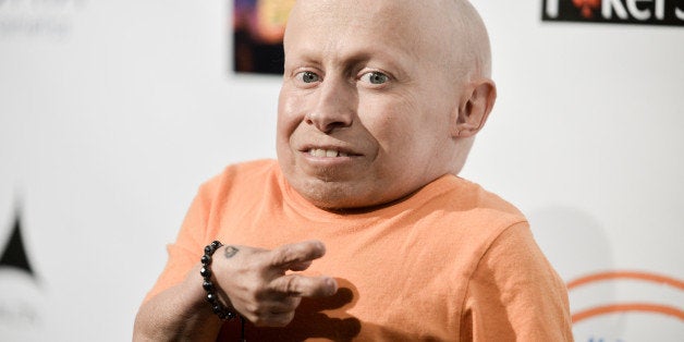 Verne Troyer arrives at the 6th Annual Get Lucky For Lupus Poker Tournament on Thursday, Sept. 18, 2014, in Los Angeles. (Photo by Richard Shotwell/Invision/AP)