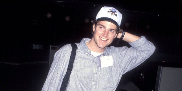 Actor Chris O'Donnell on March 4, 1993 arrives at the Los Angeles International Airport in Los Angeles, California. (Photo by