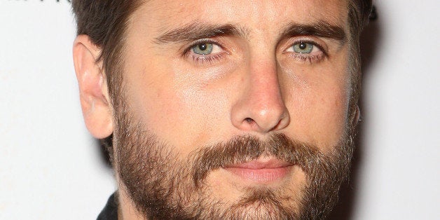 LAS VEGAS, NV - MARCH 28: Television personality Scott Disick arrives at 1 OAK Nightclub at The Mirage Hotel & Casino on Mar