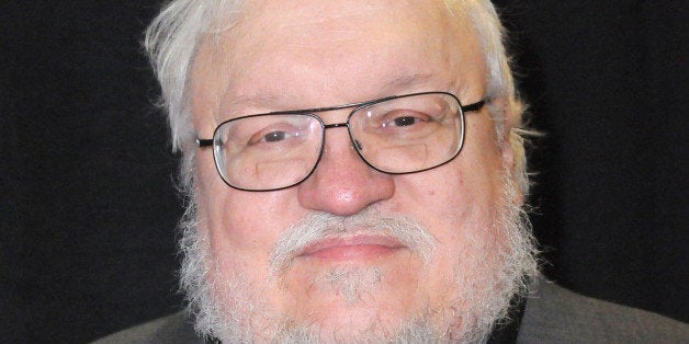 LOS ANGELES, CA - FEBRUARY 14: Writer George R.R. Martin arrives at the 2015 Writers Guild Awards at the Hyatt Regency Centu