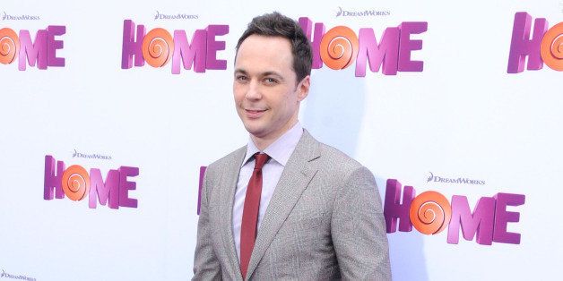 WESTWOOD, CA - MARCH 22: Actor Jim Parsons arrives at Twentieth Century Fox And Dreamworks Animation's 'Home' Premiere at Regency Village Theatre on March 22, 2015 in Westwood, California. (Photo by Barry King/Getty Images)