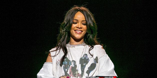 INDIANAPOLIS, IN - APRIL 04: Rihanna performs during the March Madness Music Festival on April 4, 2015 in Indianapolis, Indiana. (Photo by Scott Legato/FilmMagic)