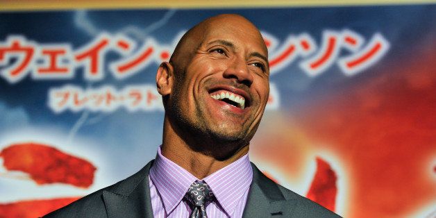 TOKYO, JAPAN - OCTOBER 19: Dwayne Johnson attends the Japan Premiere of 'Hercules' at the Toho Cinemas on October 19, 2014 in Tokyo, Japan. (Photo by Keith Tsuji/Getty Images for Paramount)